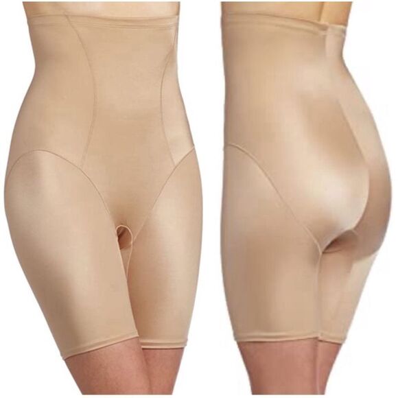 Bali Women’s Shapewear Ultra Firm Control High Waist Thigh Slimmer Cool Comfort - Picture 1 of 6